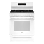 Whirlpool White Gas Freestanding Range (5 Cu.Ft.) - WFGS5030RW