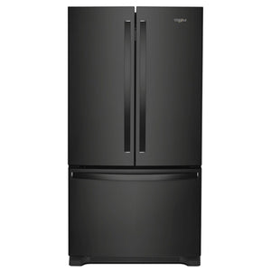 Whirlpool Black French Door Refrigerator (20 Cu.Ft.) - WRFC2036RB