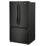 Whirlpool Black French Door Refrigerator (20 Cu.Ft.) - WRFC2036RB