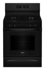Whirlpool Black 30" Gas Range (5.0 Cu Ft) - WFGS3530RB