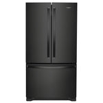 Whirlpool Black French Door Refrigerator (25.2 Cu.Ft.) - WRFF3236RB