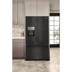 Whirlpool Black French Door Refrigerator (24.7 Cu.Ft.) - WRFF3436RB