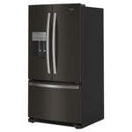 Whirlpool Fingerprint Resistant Black Stainless French Door Refrigerator (24.7 Cu.Ft.) - WRFF3436RV
