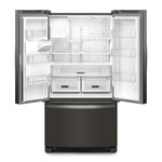 Whirlpool Fingerprint Resistant Black Stainless French Door Refrigerator (24.7 Cu.Ft.) - WRFF3436RV