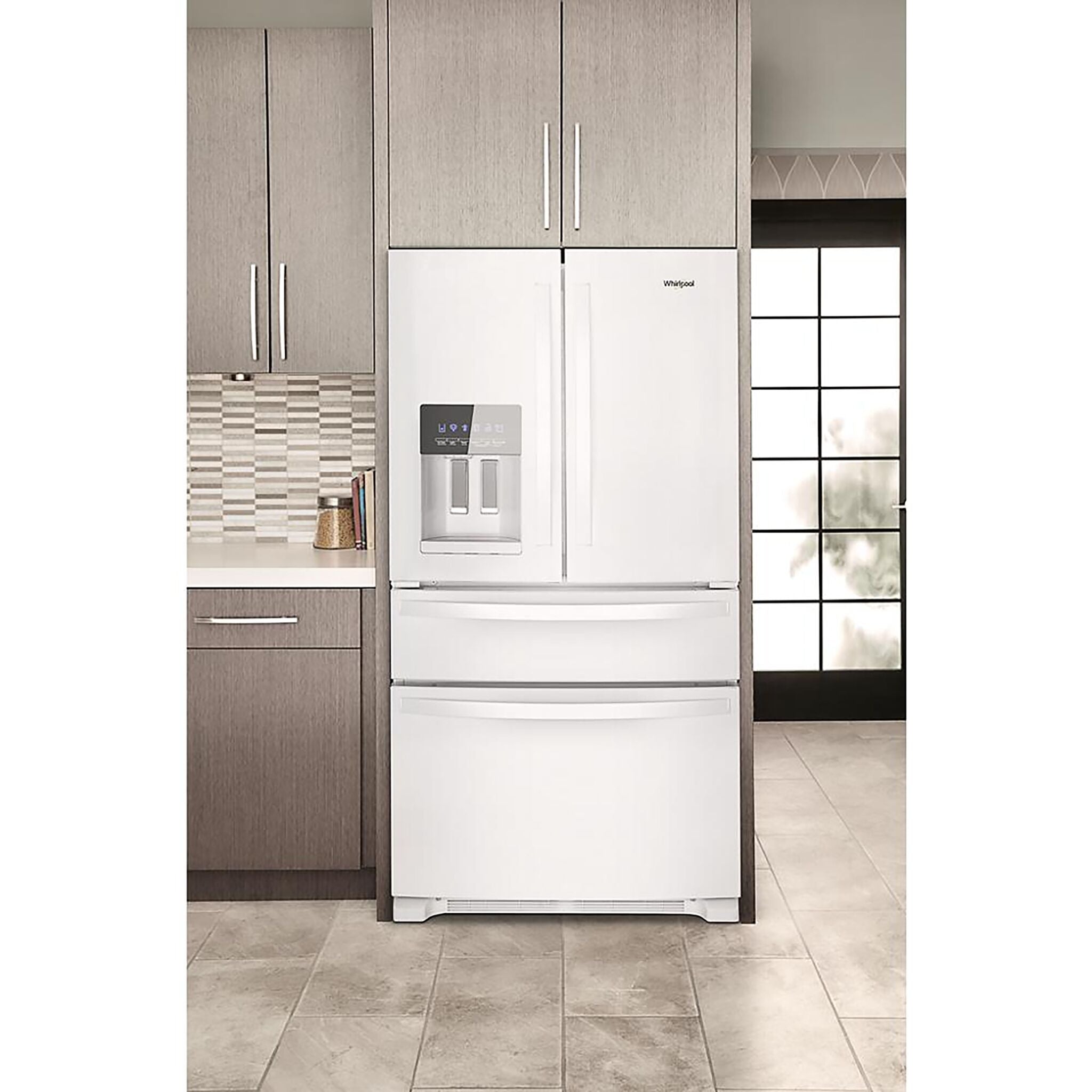 Whirlpool White French Door Refrigerator (24.5 Cu.Ft.) - WRMF3636RW