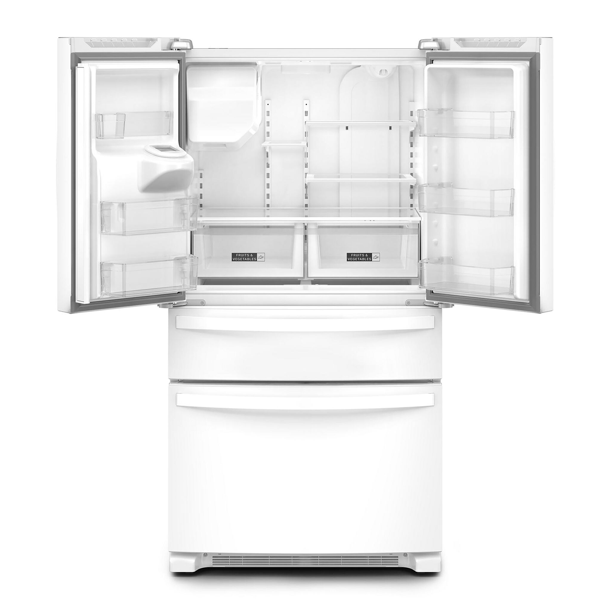 Whirlpool White French Door Refrigerator (24.5 Cu.Ft.) - WRMF3636RW