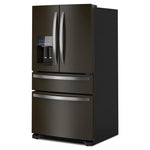 Whirlpool Fingerprint Resistant Black Stainless French Door Refrigerator (24.5 Cu.Ft.) - WRMF3636RV