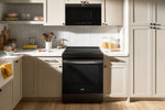 Whirlpool Black on Stainless 30" Induction Range (6.40 Cu Ft) - WSIS5030RV