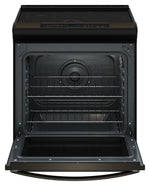 Whirlpool Black on Stainless 30" Induction Range (6.40 Cu Ft) - WSIS5030RV