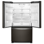 Whirlpool Black Stainless Steel French Door Refrigerator (22.1 Cu Ft) - WRFF5333PV