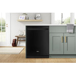 Whirlpool Black Dishwasher with Deep Top Rack (50 dBA) - WDT740SALB
