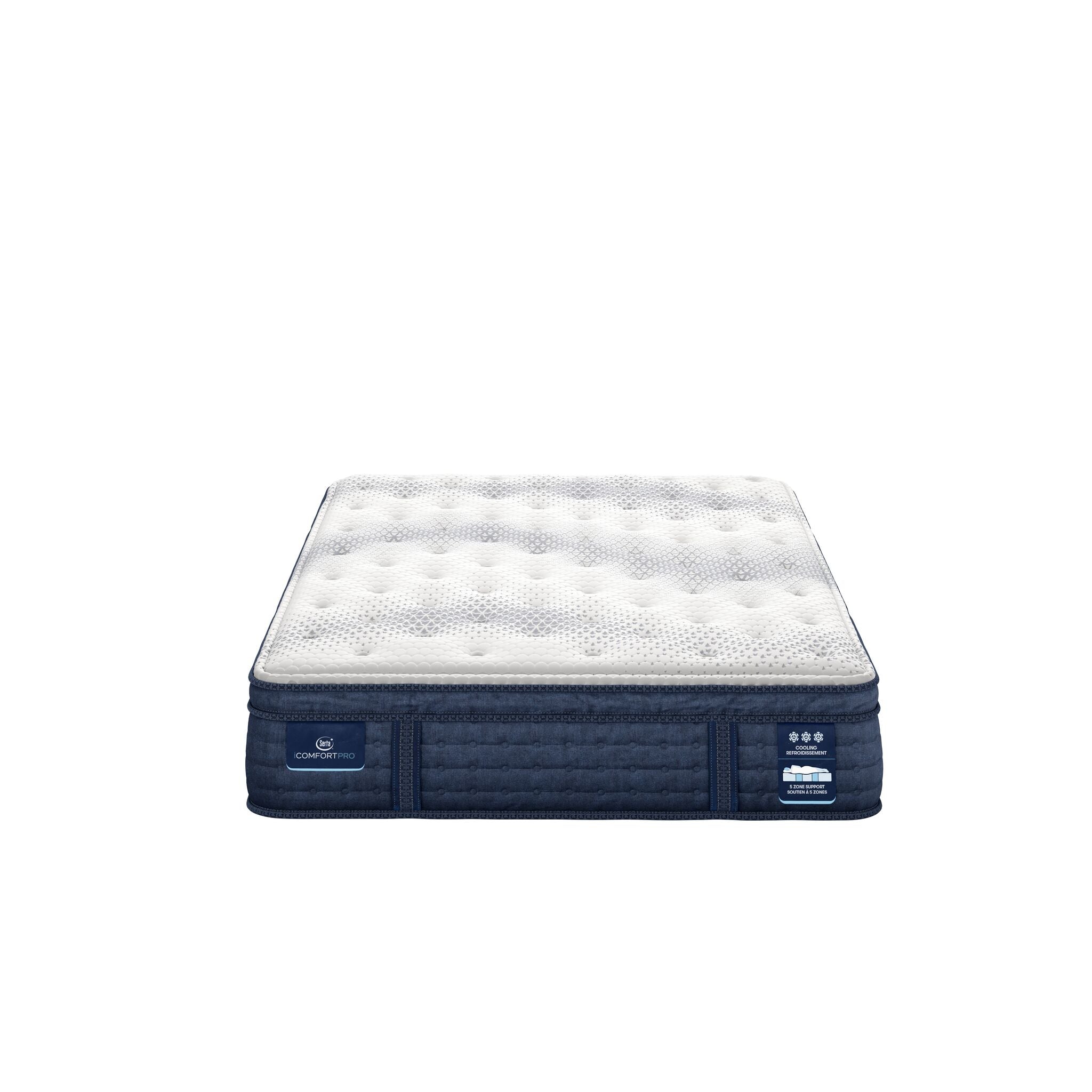 Serta iComfort PRO Whitby Plush Twin XL Mattress and Boxspring Set
