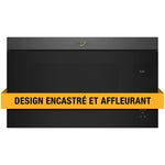 Whirlpool Four micro-ondes 1,1 pi cu avec hotte intégrée acier inoxydable noir YWMMF5930PV--