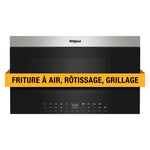 Whirlpool Four micro-ondes 1,1 pi³ avec hotte intégrée acier inoxydable résistant aux traces de doigts YWMMF7330RZ--