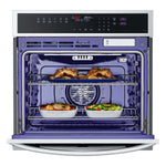 LG Stainless Steel 29.75" Smart Single Wall Oven with 
True Convection, InstaView®, Air Fry and 
Steam Sous Vide (4.7 Cu. Ft.) - WSEP4727F