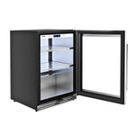 Thor Kitchen Stainless Steel Undercounter Beverage Cooler (5.3 cu.ft) - TBR24U