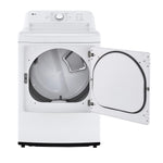 LG White Rear Control Energy Star Dryer with Sensor Dry (7.3 Cu. Ft) - DLE6100W