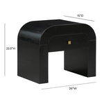 Matera Night Table - Black