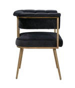 Aalwyn Velvet Dining Chair - Grey
