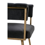 Aalwyn Velvet Dining Chair - Grey