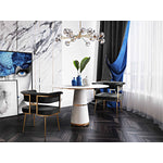 Aalwyn Velvet Dining Chair - Grey