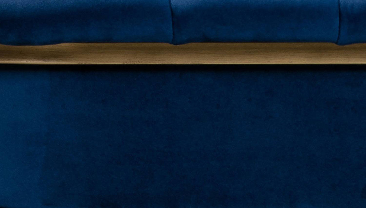 Aalwyn Velvet Dining Chair - Navy