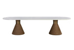 Montangu 120"  Rope Dining Table -  Natural