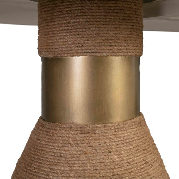 Montangu 120"  Rope Dining Table -  Natural
