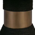 Montangu 48" Rope Dining Table -  Black