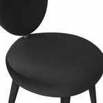 Marisbu Velvet Dining Chair - Black