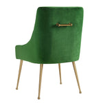 Aries Velvet Dining Chair - Green