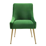 Aries Velvet Dining Chair - Green