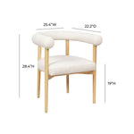 Rimini Dining Chair - Cream