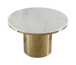 Killaro 47" Round Marble Dining Table