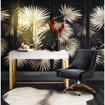 Aries Velvet Accent Chair - Black