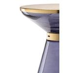 Bloore End Table - Glass/Gold