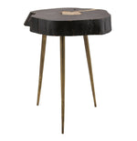 Taaibos Accent Table - Black/Brass