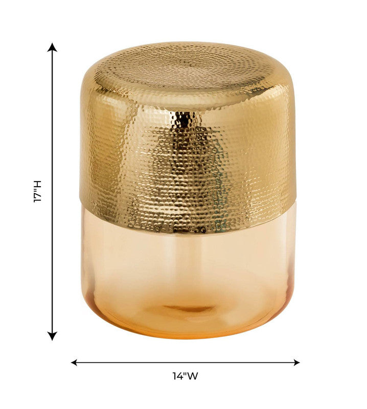 Freesia Side Table - Gold