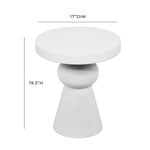Prato End Table - White