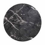 Myrna Concrete Marble End Table - Black