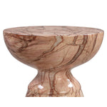 Myrna Concrete Marble End Table - Pink