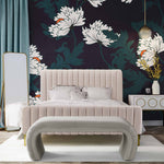 Exeter Velvet Bench - Grey