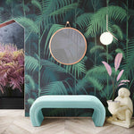 Exeter Velvet Bench - Bright Blue