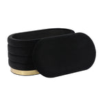 Verona Velvet Bench - Black