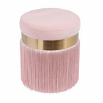 Vicenza Velvet Ottoman - Blush