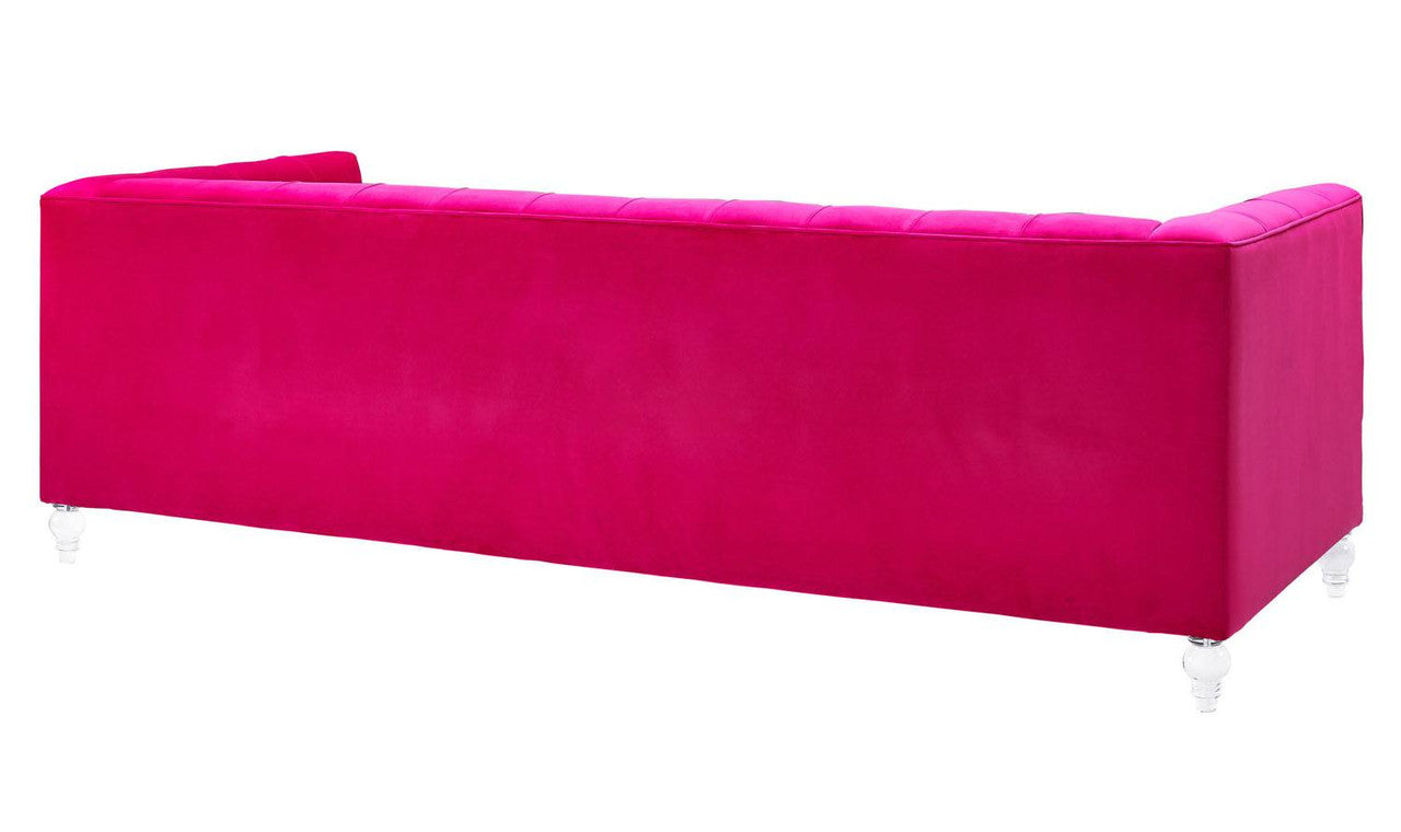 Appolonia Velvet Sofa - Pink