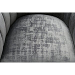 Indus Velvet Accent Chair - Grey/Gold