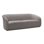 Vorset Pleated Velvet Sofa - Grey
