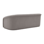 Vorset Pleated Velvet Sofa - Grey