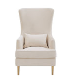 Killarney Velvet Accent Chair - Cream